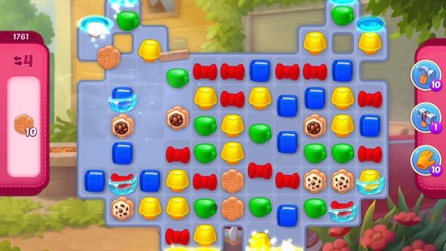 HomeScapes Level 1761 no boosters (14 moves) смотреть онлайн