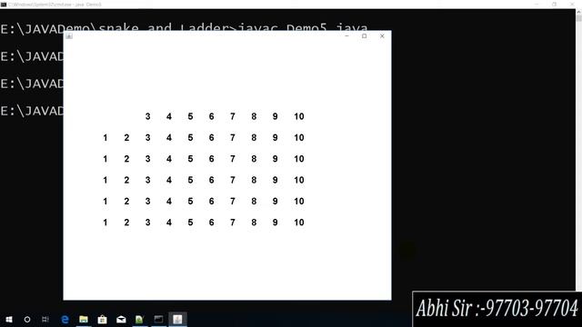 snake and ladder game in java in hindi part 7 смотреть онлайн