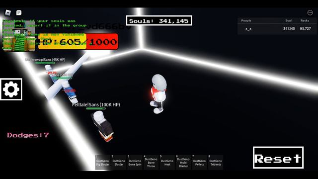Undertale Battle Of Multiverse Remake | Dust!Geno Sans Showcase смотреть онлайн
