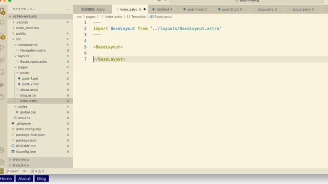 AstroでMarkdown対応ブログを作ろう【60分】 смотреть онлайн