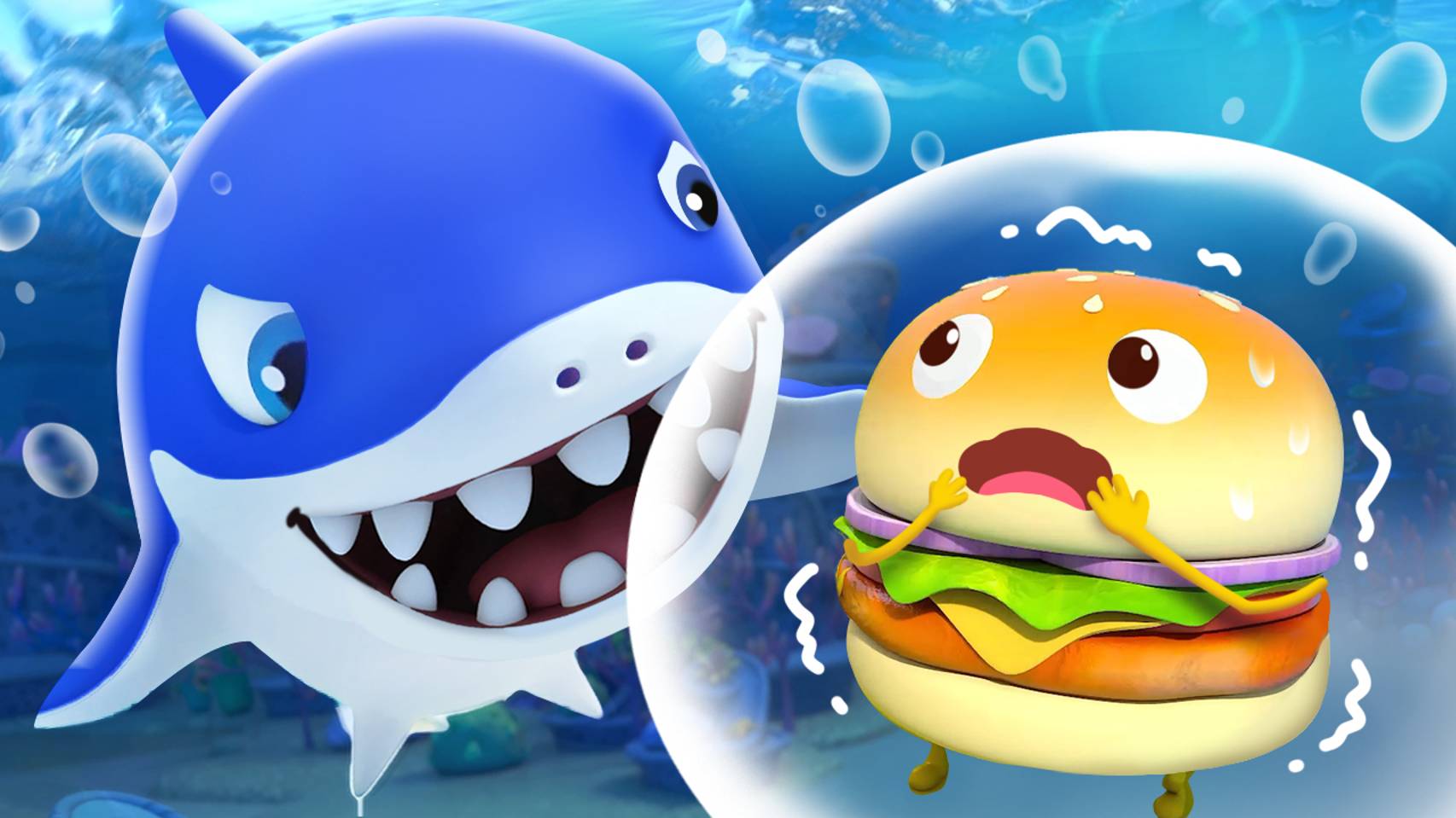 Акула плывёт! | Кики и его друзья | ВКУСНАЯ ЕДА | Сборники мультиков и песенок для детей | BabyBus смотреть онлайн