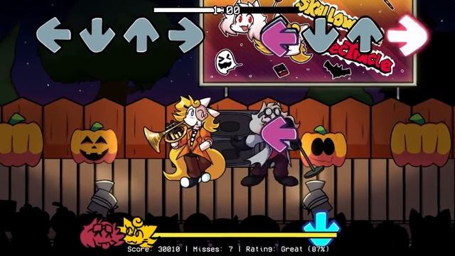 Хеллоуинский флекс. Friday Night Funkin-mod-Skalloween Spectracle: Alfie vs. Filip! Прохождение!!! смотреть онлайн