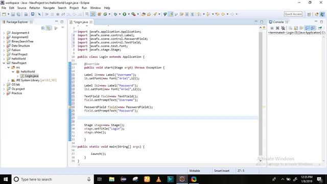 Java Tutorial | How to create login form in java | JavaFX смотреть онлайн