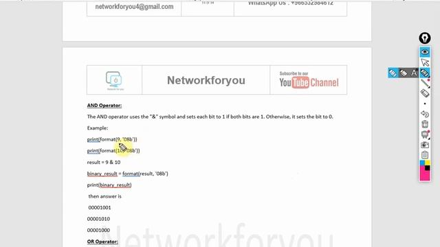 Python for Network Engineer | Python Bitwise Operators | Video 14 смотреть онлайн