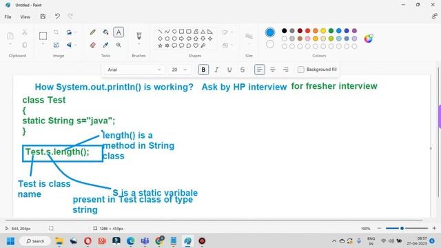 Java Tutorial Core java interview Question /Explain about System.out.println()/HP interview. смотреть онлайн
