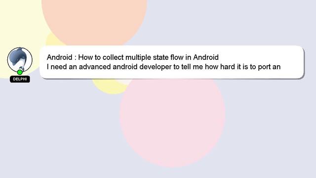 Android : How to collect multiple state flow in Android смотреть онлайн