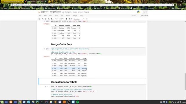 ? COMO UTILIZAR O MERGE CONCAT E GROUP BY USANDO O PANDAS NO PYTHON (DATA SCIENCE ACADEMY) смотреть онлайн