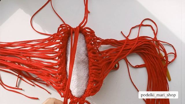 Летняя сумка в технике Макраме смотреть онлайн