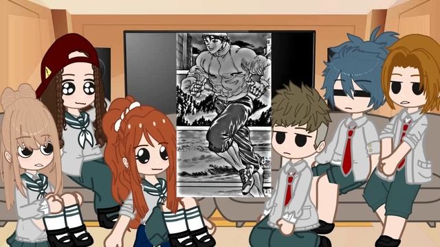 Baki Classmates React To Baki Hanma || Gacha React || Baki Characters React To Baki Hanma