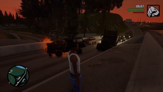 Баги в GTA San Andreas The Definitive Edition на XBOX Series S #02 смотреть онлайн