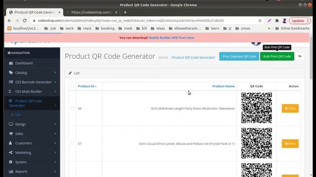 Opencart Product QR Code Extension смотреть онлайн