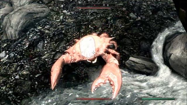 Let's Play Skyrim 5- #Npc's Can't Swim