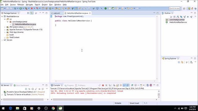 Hello World Rest Webservice With Jersey API смотреть онлайн
