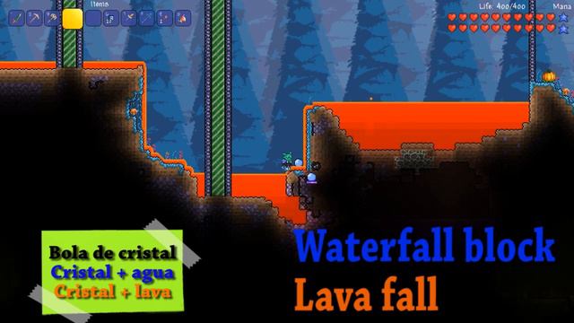 Waterfall block - Tutorial Terraria 1.2.4 смотреть онлайн