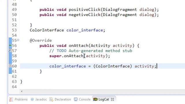 Android tutorial for beginners - 124 - Passing click events back to the Dialog's host. смотреть онлайн