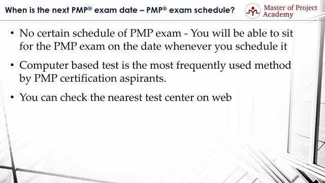 When is the next PMP® exam date - PMP® exam schedule? смотреть онлайн