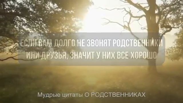 ЗНАТЬ бы это РАНЬШЕ! Мудрые цитаты о БЛИЗКИХ и РОДСТВЕННИКАХ... смотреть онлайн
