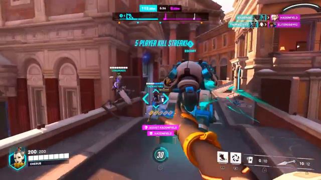 HealBotting As Kiriko/With friends-Overwatch 2 смотреть онлайн
