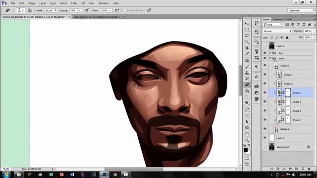 How to Masking in Adobe Photoshop CC 2015 by ZART || Snoop Dogg смотреть онлайн