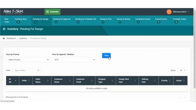 View orders which are pending for design (Admin Login) смотреть онлайн