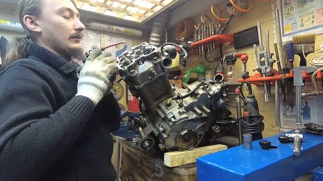 Капитальный ремонт ДВС Квадроцикла CF-Moto. Сборка.