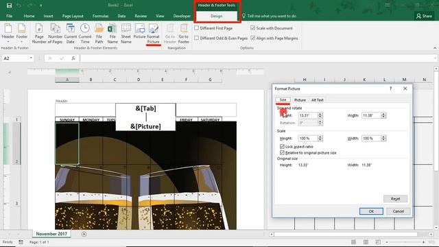How to Make a Calendar in Excel that Reveals a Picture - Tutorial ? смотреть онлайн