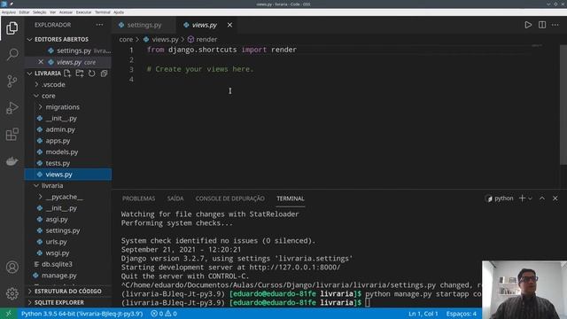 [Django - DRF] - 4 - Criação de um app no Django смотреть онлайн
