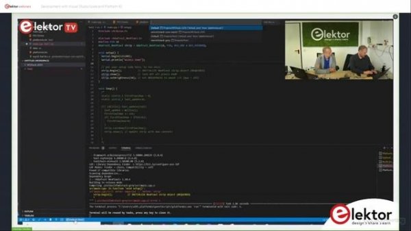 Webinar: Development with Visual Studio Code and PlatformIO