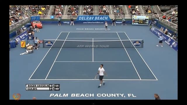 Ernests Gulbis - Roger-Vasselin Delray Beach 2013 HD смотреть онлайн