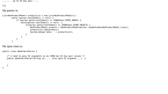 Salesforce: Unable to parse large JSON in APEX смотреть онлайн