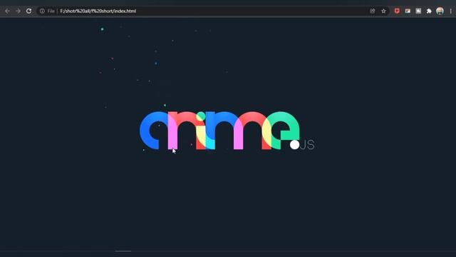anime.js logo animation using html, css and js смотреть онлайн