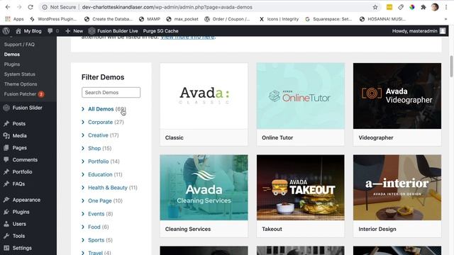 How to Install or Import AVADA Demos (Prebuilt Website) into WordPress Site | WordPress Tutorial смотреть онлайн