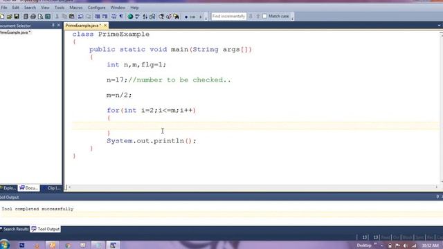 Prime Number Program in Java смотреть онлайн