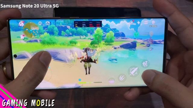 Genshin Impact: Lenovo Legion Phone Duel 2 (144Hz) VS Samsung Note 20 Ultra 5G (120Hz) смотреть онлайн