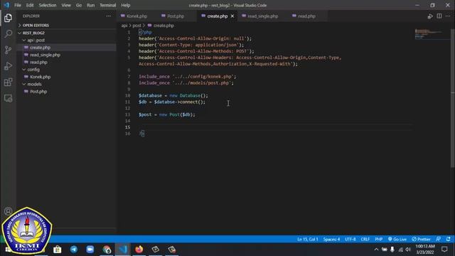 Fitur Create - Praktikum REST Server (API) dengan PHP смотреть онлайн