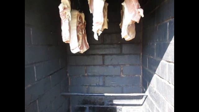 копчение мяса в кирпичной коптильне смотреть онлайн