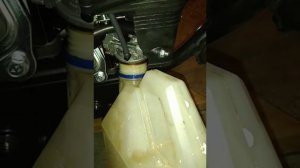 Сливаем бензин с снегоуборщика HUTER