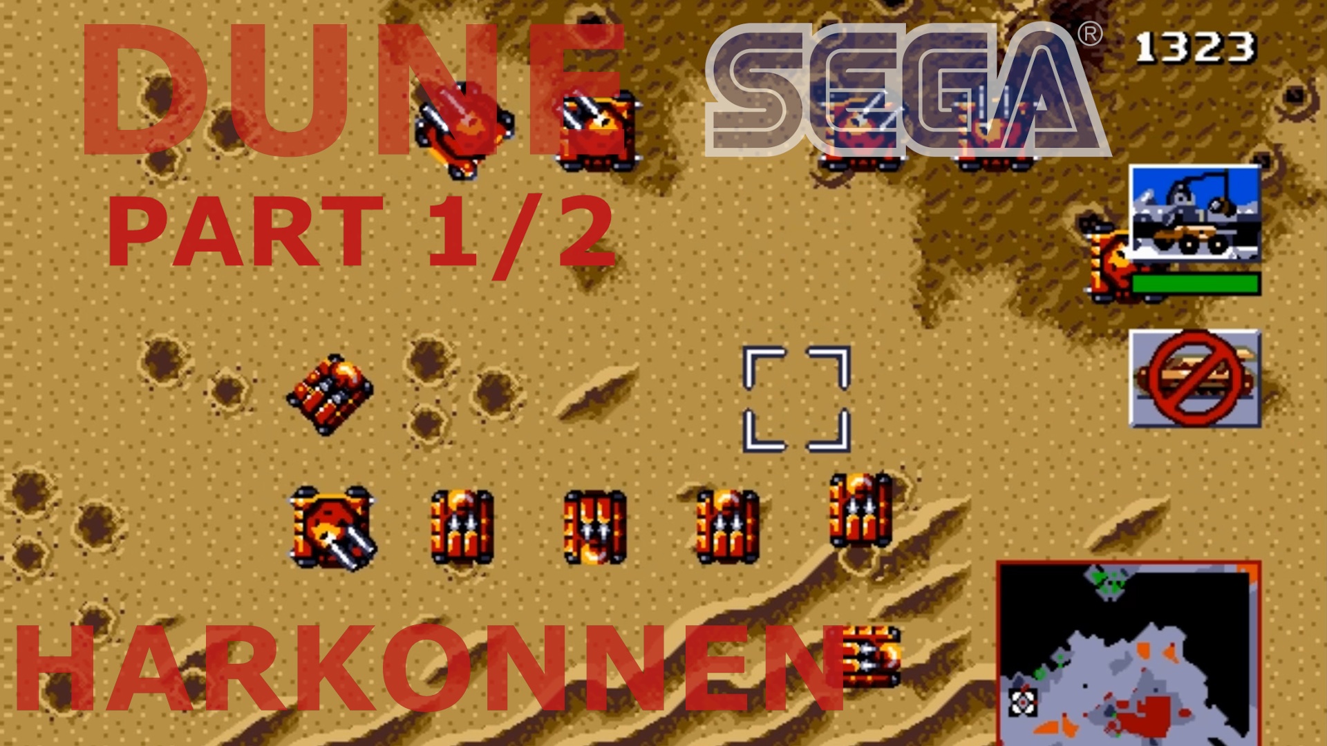 Dune: The Battle For Arrakis - Harkonnen (Red) (Sega Genesis) - Walkthrough Part 1/2