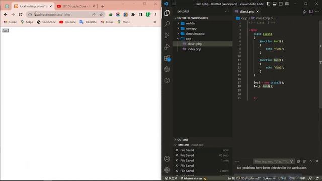 Object Oriented Programming in PHP class 1(Object, Class, Constructor and Destructor) смотреть онлайн