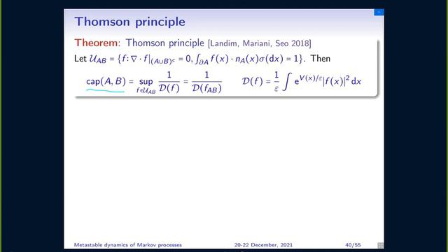 Metastable dynamics of Markov processes. Part 3/3. смотреть онлайн