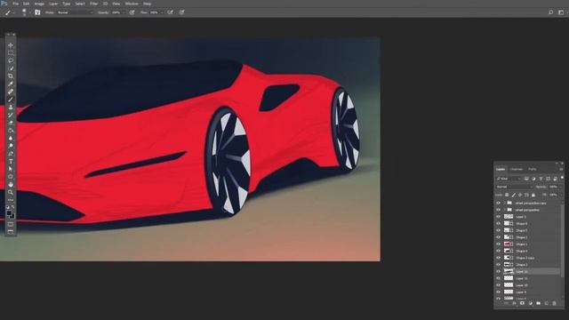 Car Design Sketch Tutorial 03 смотреть онлайн