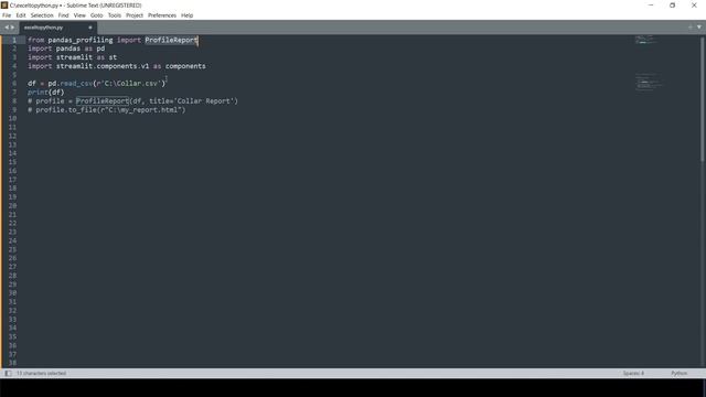 Create a Simple App to generate EDA reports with One Click смотреть онлайн