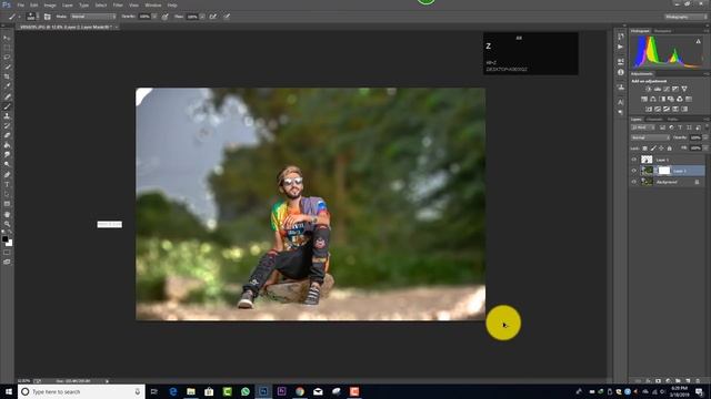 how to make real bokeh & blur effect in photoshop in urdu hindi смотреть онлайн