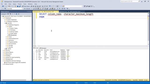 How to get COLUMN LENGTH in SQL смотреть онлайн