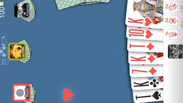 Играем в дурака на телефоне:-) смотреть онлайн