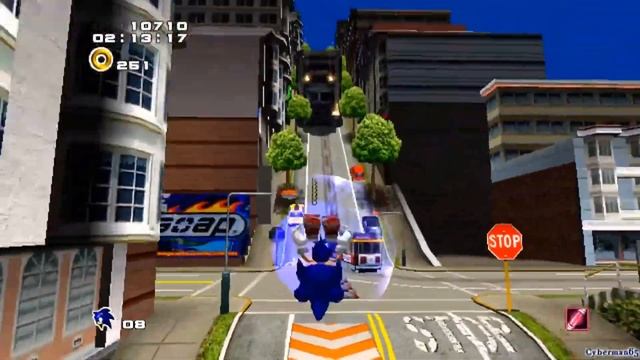 Под эту музыку бежали 2D тянки, а у нас синий ёж [ Sonic adventure ] смотреть онлайн