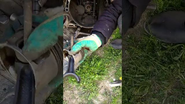 как выбить палец из шатуна или поршня. смотреть онлайн