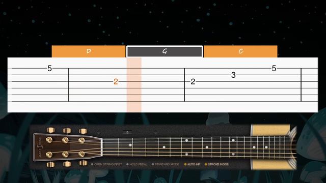 Fallen Down - Slowed (Undertale) - EASY Guitar tutorial (TAB AND CHORDS) смотреть онлайн