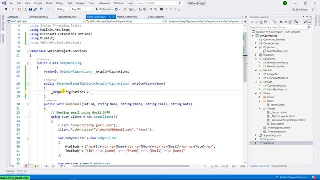 #14 Getting value from appsettings.json in ASP.NET Core MVC | ASP.NET CORE MVC смотреть онлайн