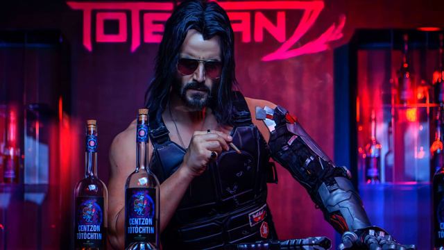 Cyberpunk 2077 🎵 Party at Totentanz 🎶 Johnny Silverhand 🎵 Keanu Reeves смотреть онлайн